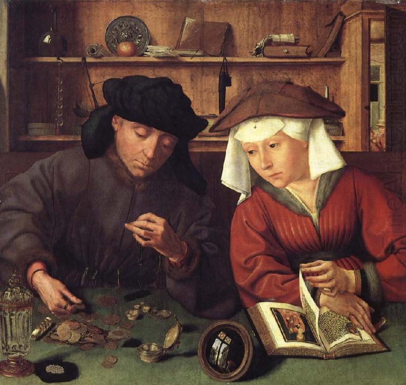 For money and his wife, unknow artist